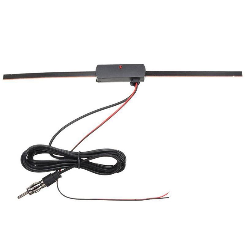 Universal Car Windshield AM FM Active Truck Antenna Signal Amplifier Booster Hidden Radio Active Truck Antenna 12V Stereo B0H2