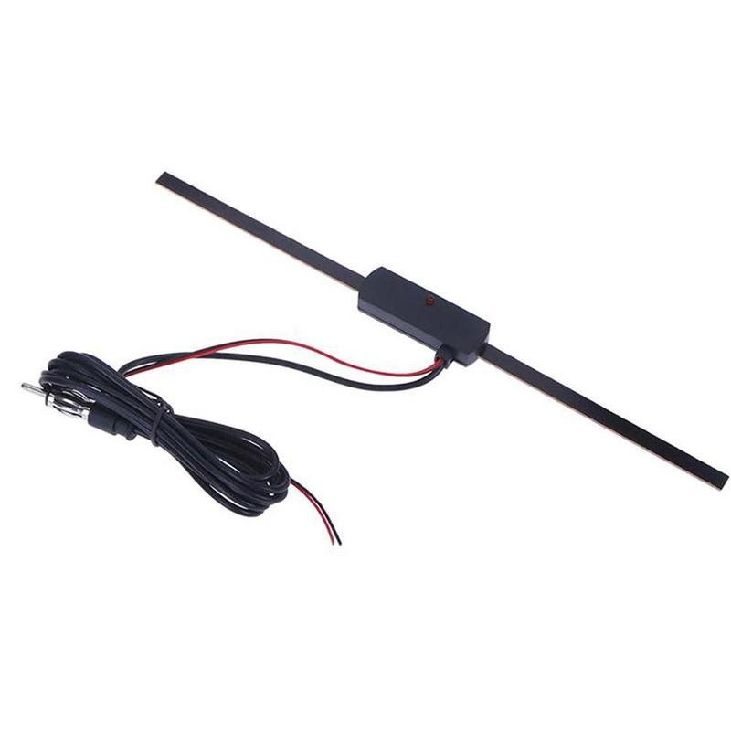Universal Car Windshield AM FM Active Truck Antenna Signal Amplifier Booster Hidden Radio Active Truck Antenna 12V Stereo B0H2