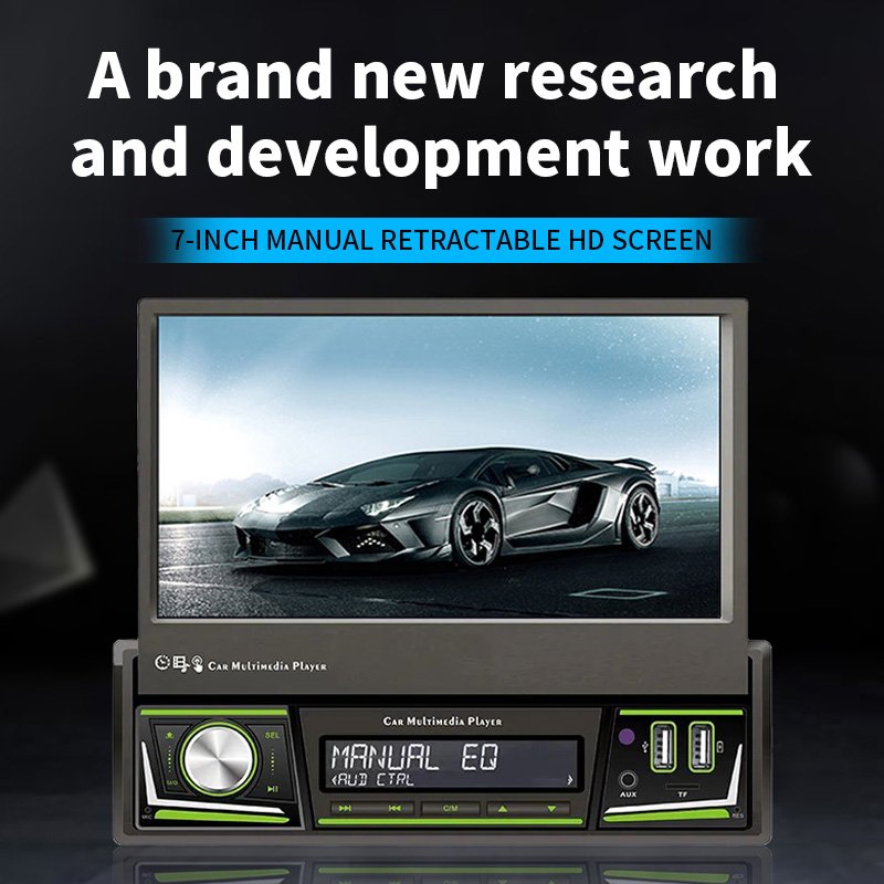 Android 7 inch 800*480 1 Din Universtion usb TF Card port Supports Bluetooth BT MP3/MP4 GPS Car DVD Navigation Player