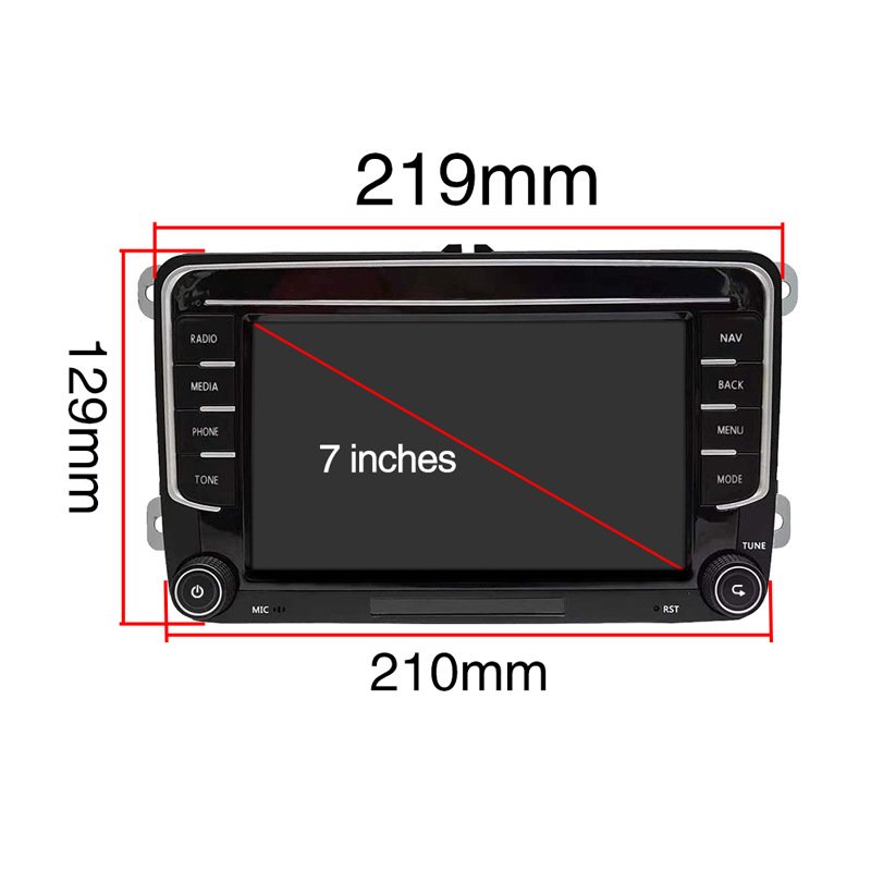 7 Inch 2 DIN Android Car Radio Stereo GPS multimedia Player For Volkswagen/VW/PASSAT/POLO/GOLF 5 6/TOURAN