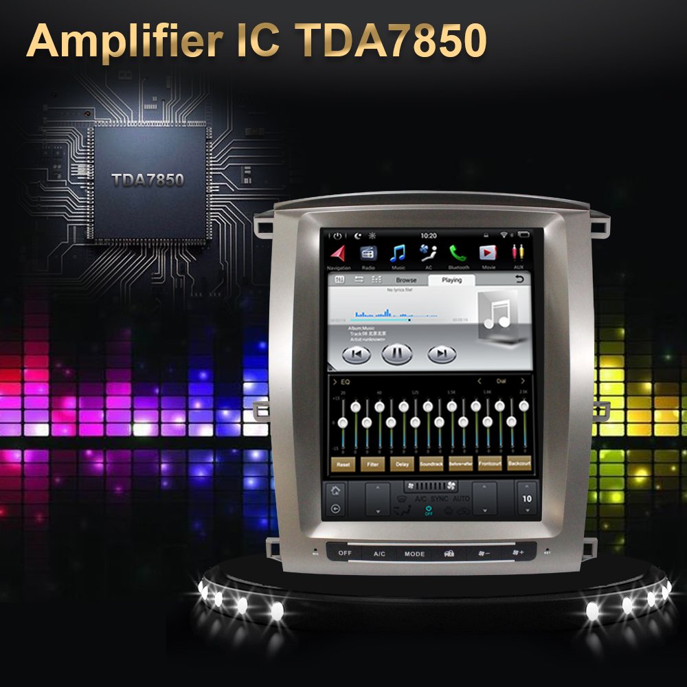 High Fashion 12.1 Inch Android 9 GPS Navigation Auto Radio Car For TOYOTA LAND CRUISER 100 2002-2007 /LEXUS LX470 2003-2007