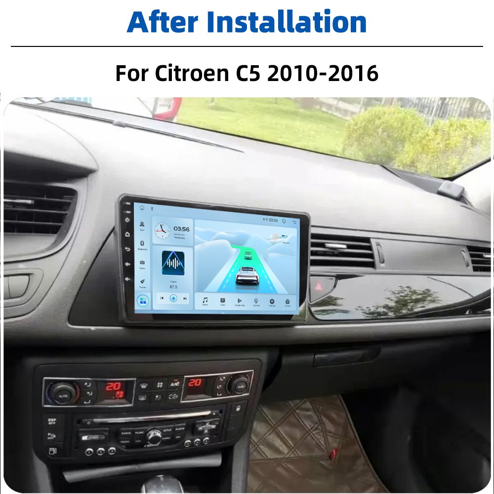 2+32GB Android Car Radio 9 Inch For Citroen C5 2010-2016 WIFI GPS Navigation Carplay Auto Stereo Video Player
