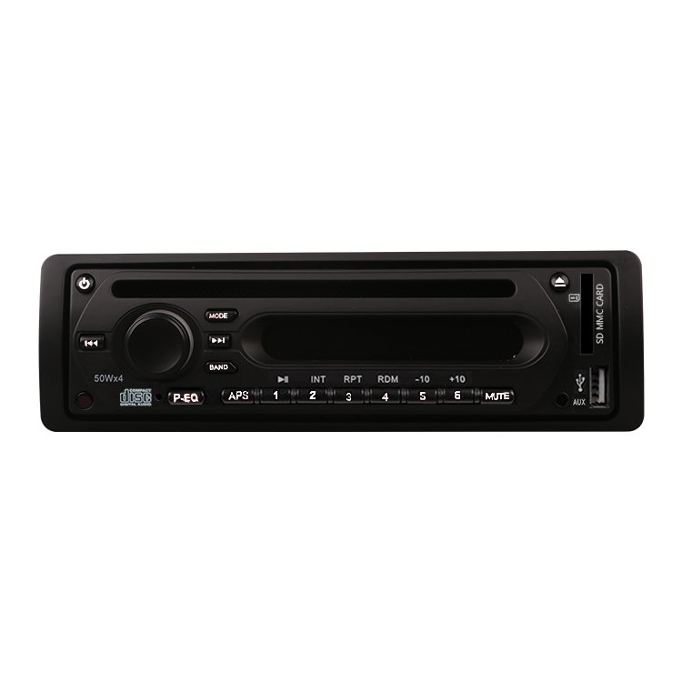 ViewTech Manufacturer Car Bus Universal Single Din Stereo Radio DC 24V DVD Mp3 Player BT USB FM Display