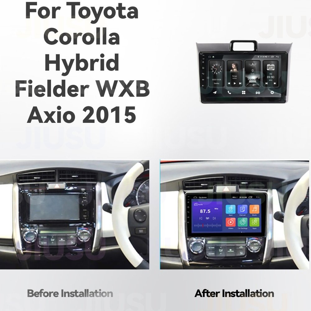 Android 13 Car Radio GPS Navigation DVD Player Stereo Multimedia Audio System for Toyota Corolla Axio Fielder 2015+ with Carplay