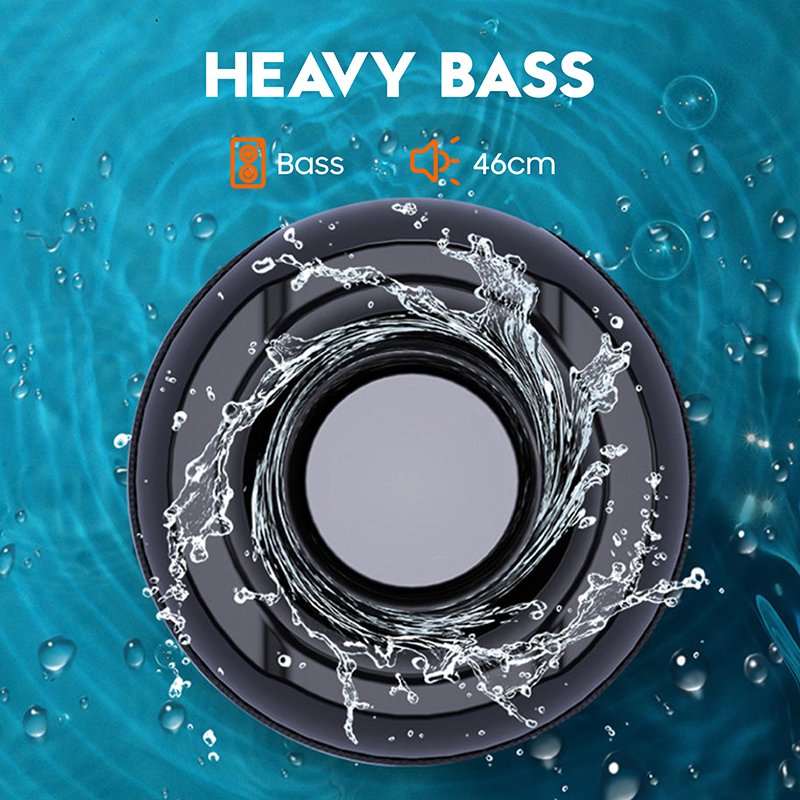 Hot Selling Hifi Heavy Bass Wireless Speakers Waterproof Portable Outdoor BT Speaker With FM Radio