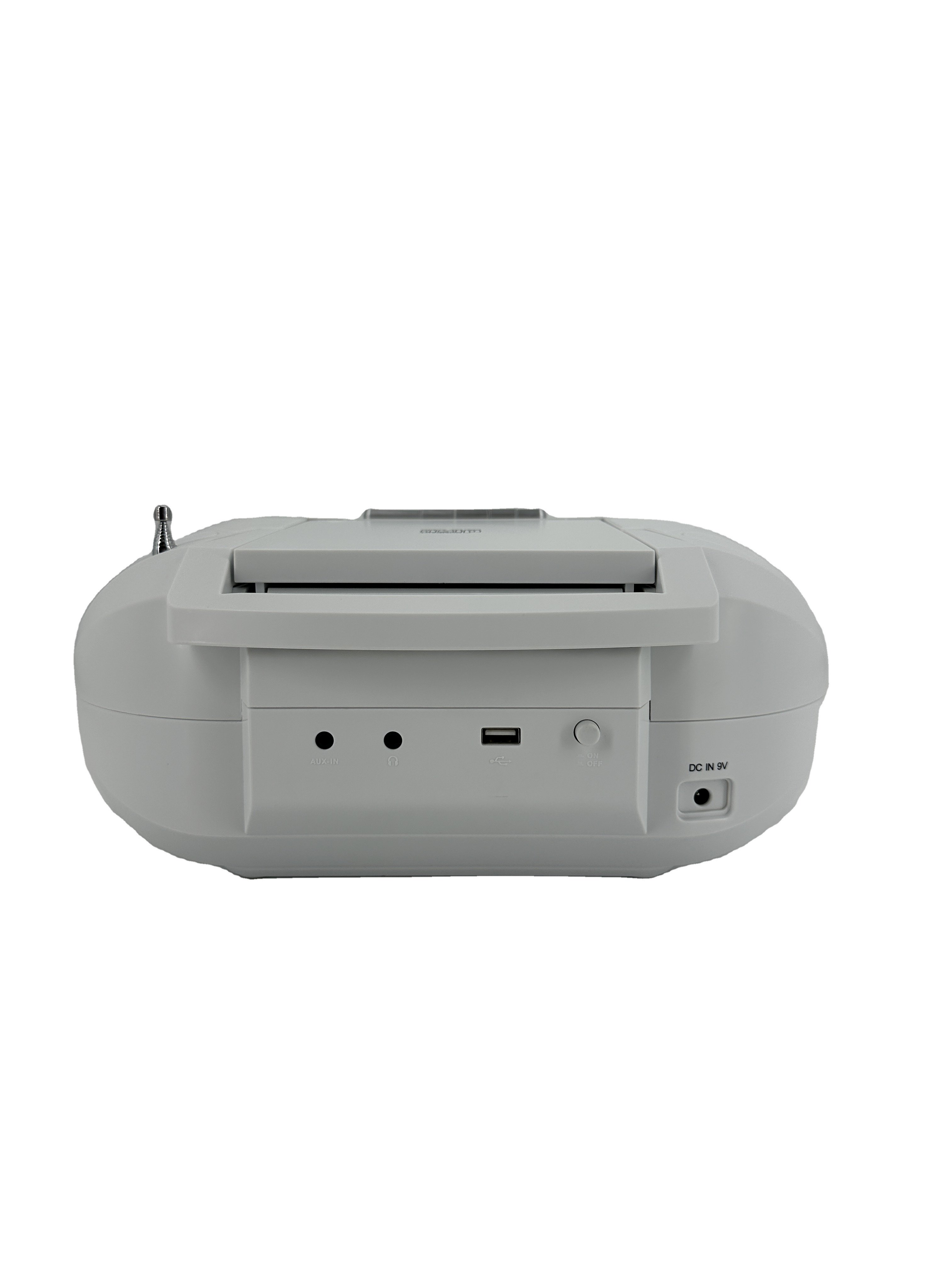 Retro Portable Audio Boombox CD Player with CD USB BT FM Radio Built in Bass Speakers