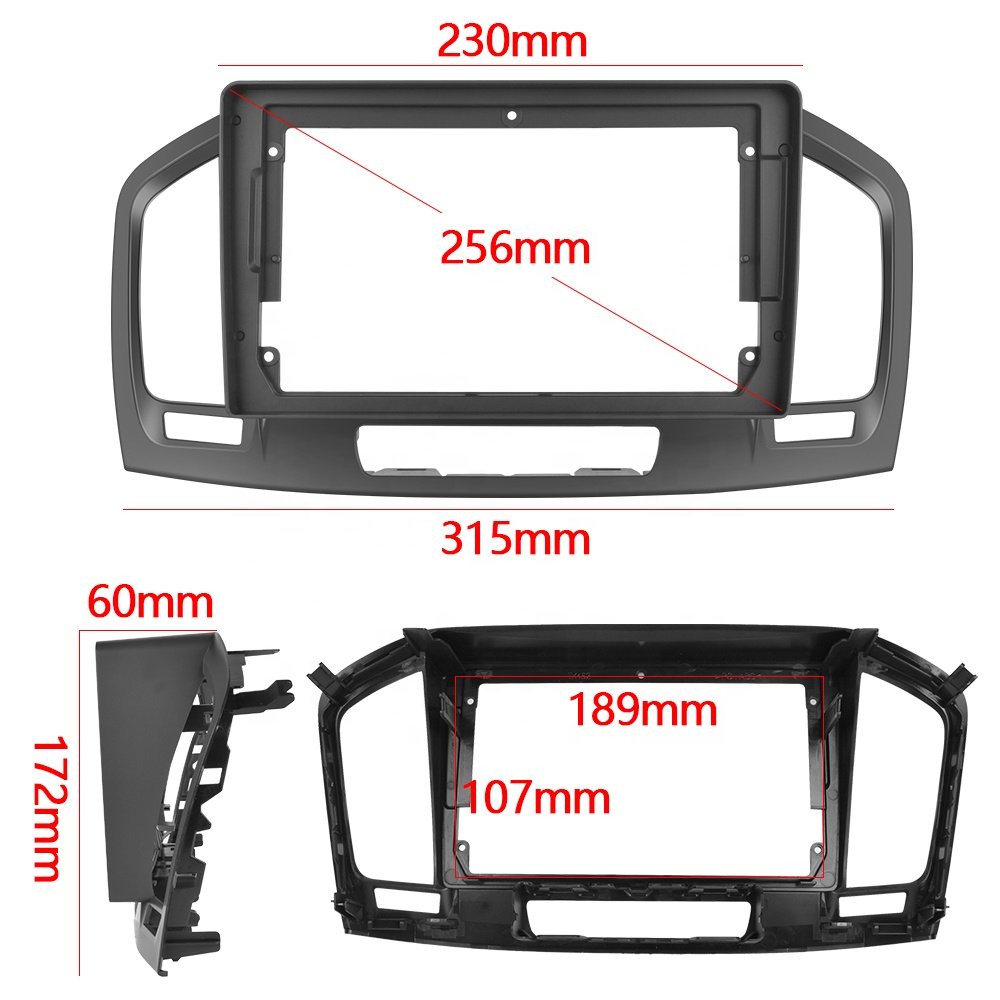 Podofo UK Warehouse Wholesales 9" Car Radio Frame For Buick Regal 2009-2013/Opel Insignia 2008-2013 Bracket Panel Interface