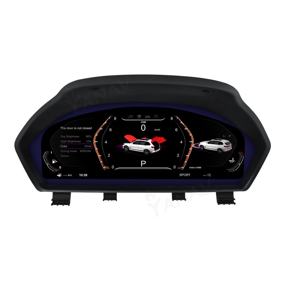 12.3" Car Digital Cluster Instrument Vehicle Speedometer Virtual IPS Display Dashboard AC Panel For BMW 3 Series F30 F31 F32 F34