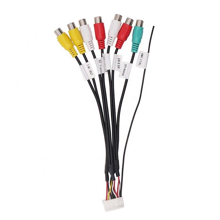 Auto Stereo Cable for Renault Kwid 2017 Car Radio with Facial Plastic 9inch Frame Accessories(9f0593f4)