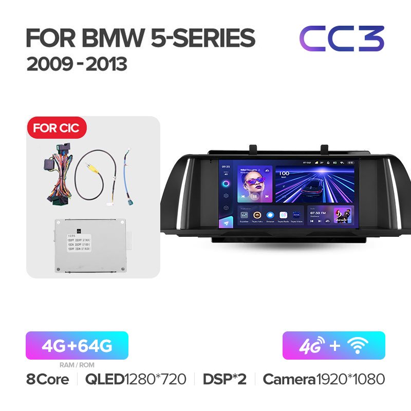 TEYES CC3 Car DVD Player For BMW 5 Series F10 F11 NBT 2013-2017 CIC 2009-2013 Car Radio DVD Player Touch Screen