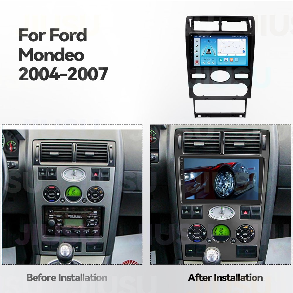 Android 12 Car Radio GPS Navigation DVD Player Stereo Multimedia Audio System for Ford Mondeo 2004-2007 with Carplay DSP DAB