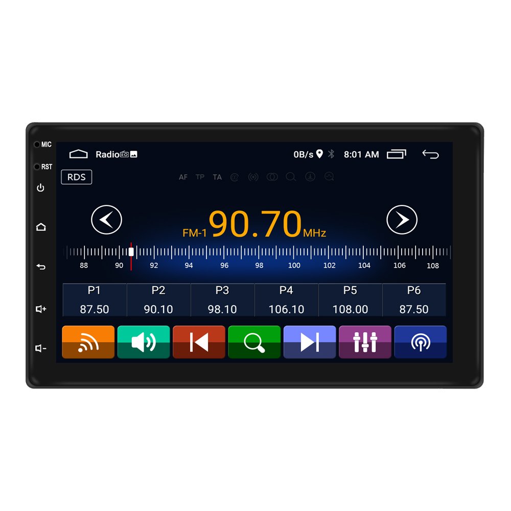 Android 13 4 core HD screen universal head unit radio 7 9 10 inch car mp5 android player with wireless carplay