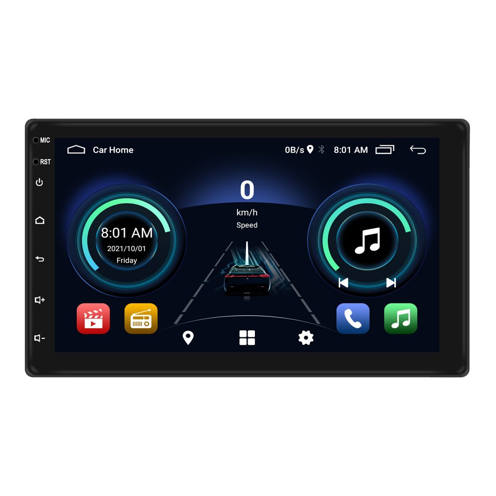 Android 13 4 core HD screen universal head unit radio 7 9 10 inch car mp5 android player with wireless carplay