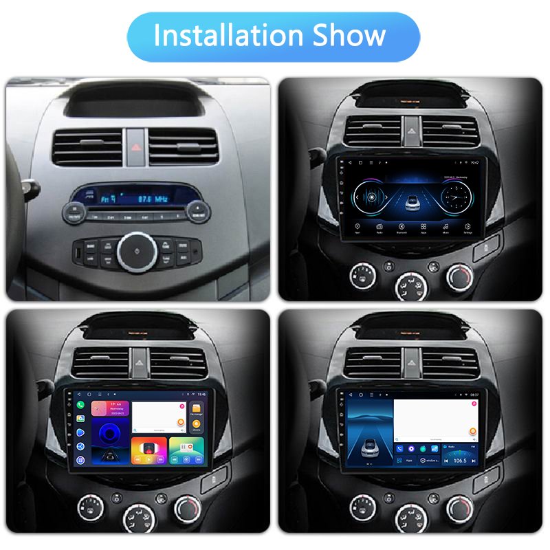 9" Android System For Chevrolet Spark Beat Matiz Creative 2010-2014 Car Radio DVD Multimedia Video Player Navigation GPS stereo