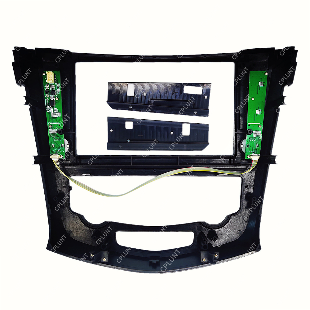Car DVD Player Frame FOR NISSAN X-TRAIL QASHQAI ROGUE 2014-2020 AT AC 10INCH Touch screen Android radio Farme stereo