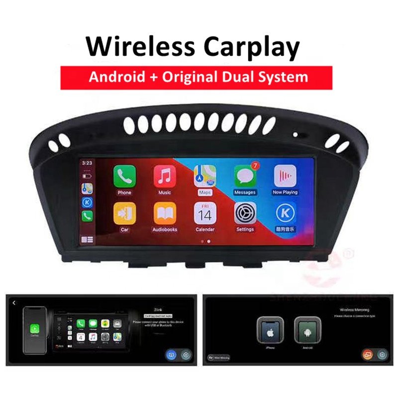 8.8'' Android Car Radio DVD Multimedia Player Carplay Navigator for BMW 5 Series E60 E61 E63 E64 2003-2010 Car GPS Auto Stereo
