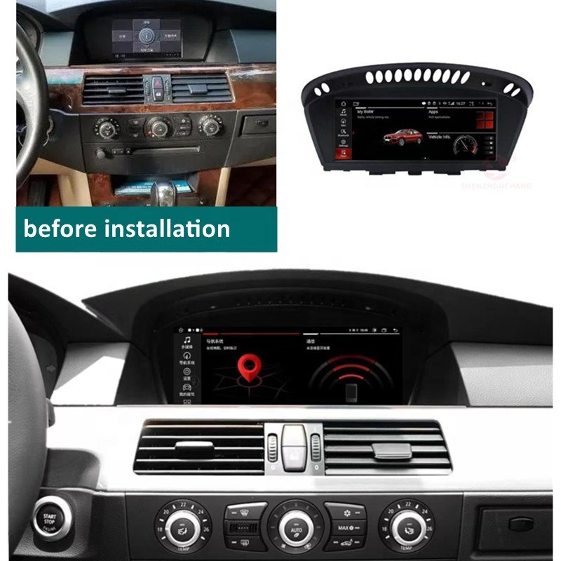 8.8'' Android Car Radio DVD Multimedia Player Carplay Navigator for BMW 5 Series E60 E61 E63 E64 2003-2010 Car GPS Auto Stereo