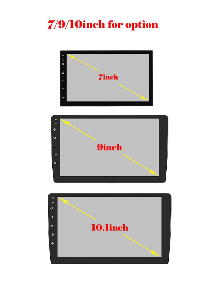 Popular 2 din 9" gps 2g+32g universal auto radio android car screen 10inch for all cars android car radio