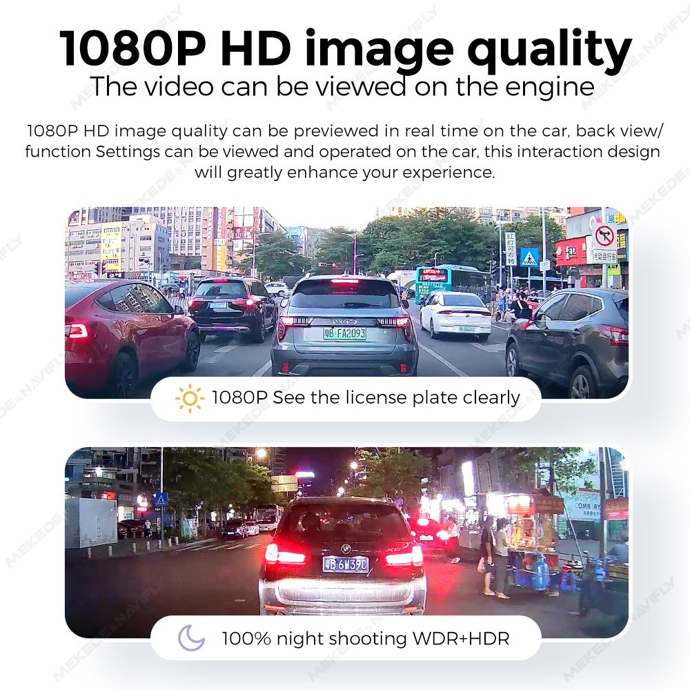DUDUAUTO For ADAS DVR reality navigation recorder 1080P HD Car DVR 160° Ultra Wide Angle lens ADAS Assisted Driving