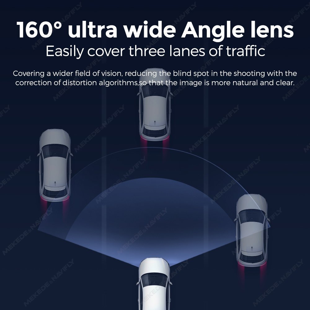 DUDUAUTO For ADAS DVR reality navigation recorder 1080P HD Car DVR 160° Ultra Wide Angle lens ADAS Assisted Driving