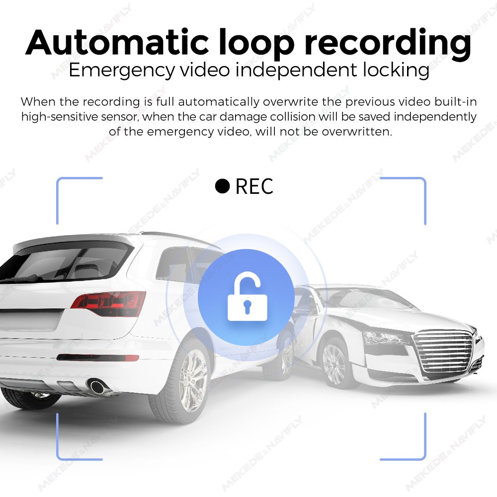 DUDUAUTO For ADAS DVR reality navigation recorder 1080P HD Car DVR 160° Ultra Wide Angle lens ADAS Assisted Driving