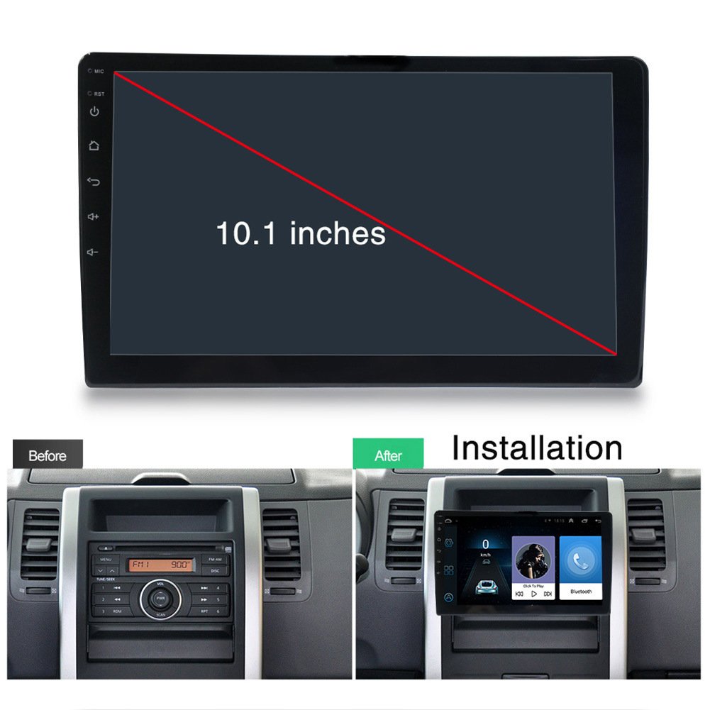 10 Inch Universal Touch Screen GPS Radio Stereo Android Car DVD Player TN Hi-Res Audio MP5 2 Din TV CD MP3 DVR Players Headrest
