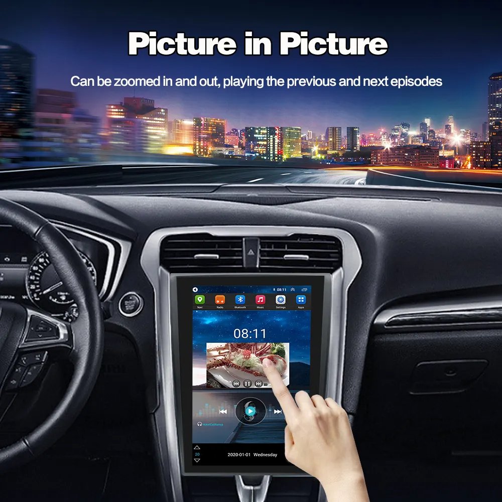 Tesla Style Touch Screen Car Auto Radio Stereo For Ford Mondeo Fusion 5760B 2013-2017 Gps Navigation Car Multimedia Player Unit
