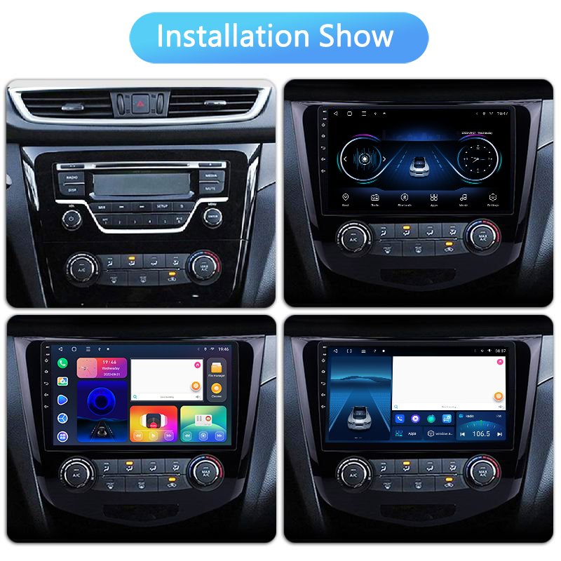 10.1inch Android stereo car multimedia system For Nissan QashQai X-Trail 2013 2014 2015 2016 2017 gps Navigation with carplay