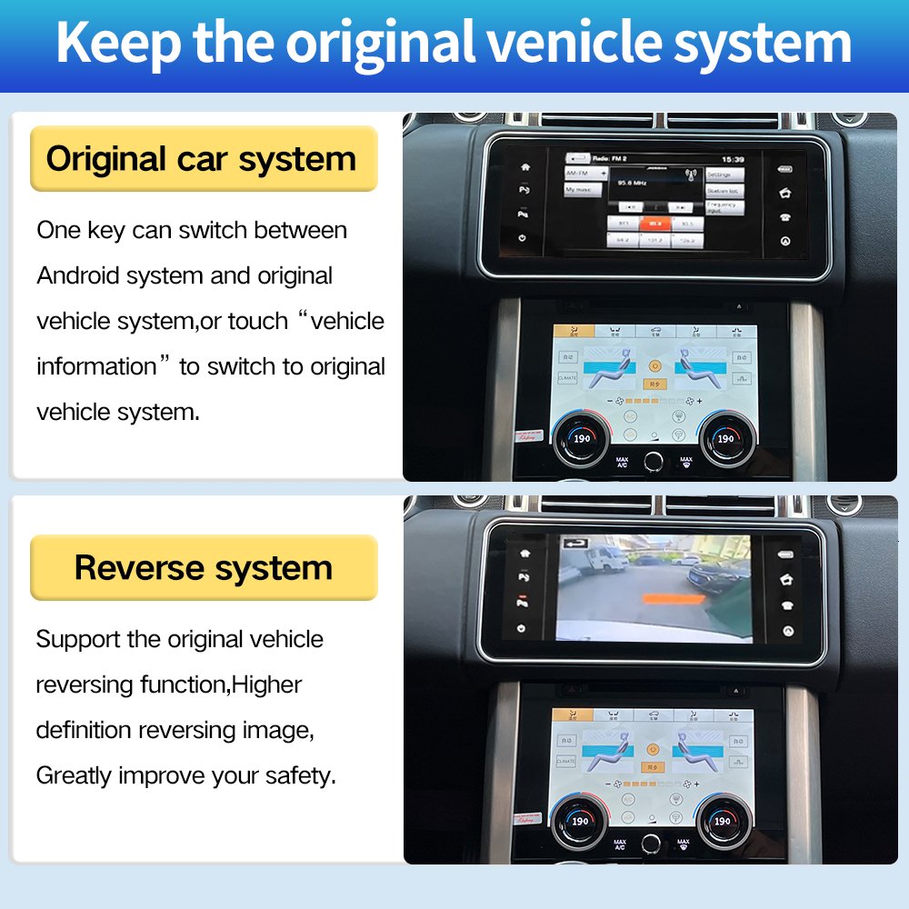 HIgh Version Octa core 8+256GB Android 13 Navigation Car radio DVD player For Range Rover Sport 2014-2016 With wireless Carplay