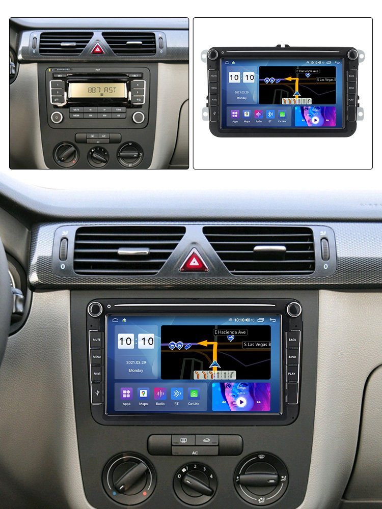 AYT Android 11 8+128G Car video For 8inch VW IPS DSP RDS 4G WIFI Radio GPS Navigation Car DVD player