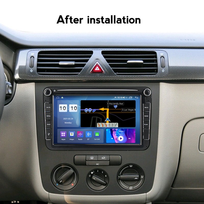 AYT Android 11 8+128G Car video For 8inch VW IPS DSP RDS 4G WIFI Radio GPS Navigation Car DVD player
