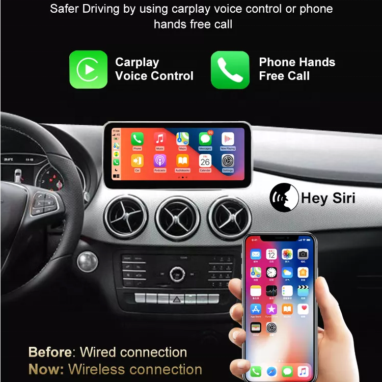 MCX 10.25'' 4+64GB Android 10.0 Car Radio Wifi Multimedia Navigation For GLK Class X204 2013-2017