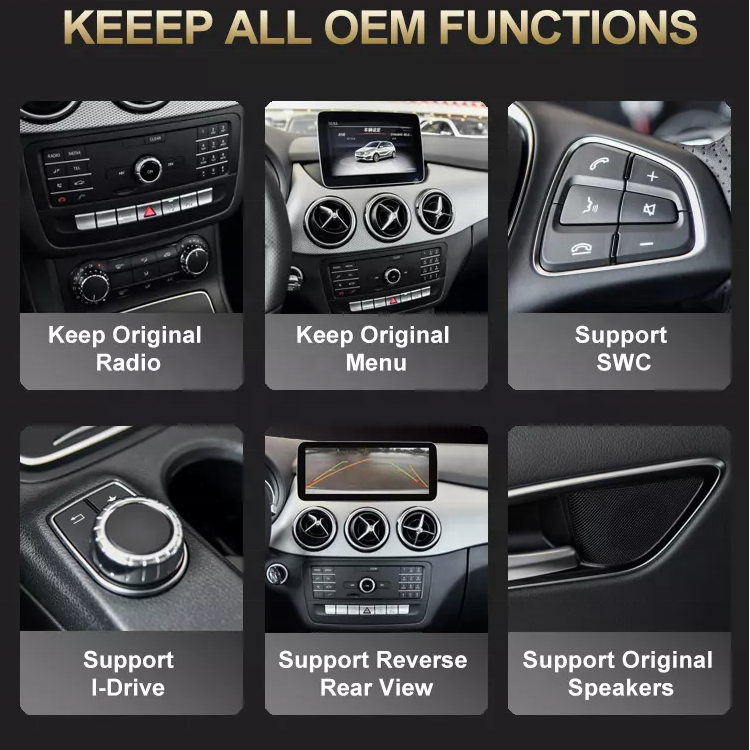 MCX 10.25'' 4+64GB Android 10.0 Car Radio Wifi Multimedia Navigation For GLK Class X204 2013-2017