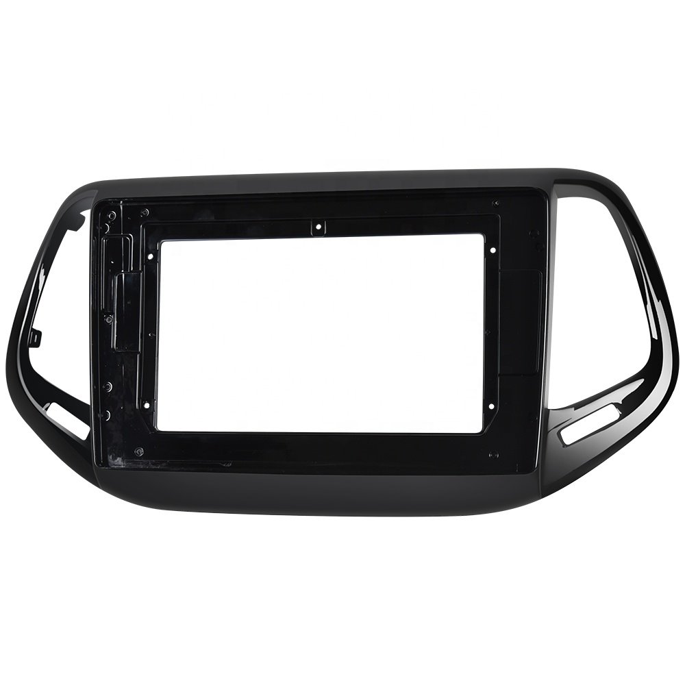 Podofo Car radio Video Panel For Jeep Compass 2017 Stereo radio fascia frame Car Frame Panel