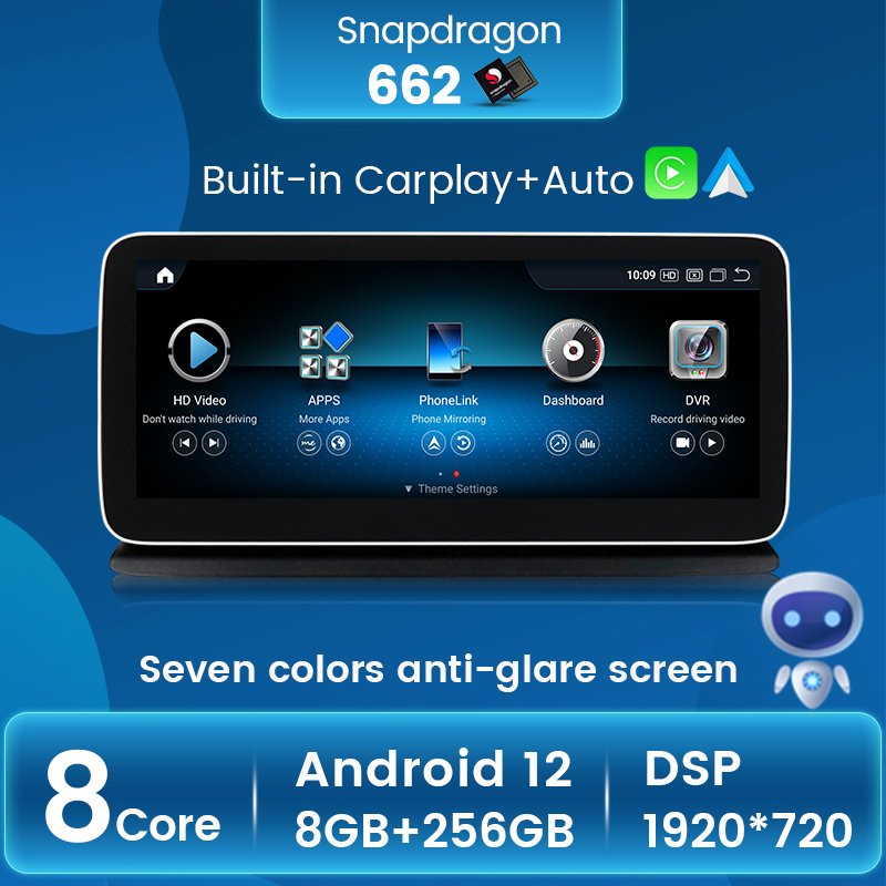 MEKEDE 10.25/12.5inch Car radio for Benz CLS Class W218 System DSP snapdragon 662 car stereo android split-screen