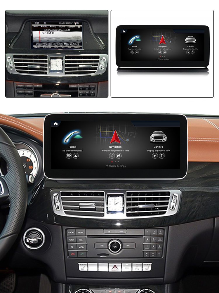 MEKEDE 10.25/12.5inch Car radio for Benz CLS Class W218 System DSP snapdragon 662 car stereo android split-screen