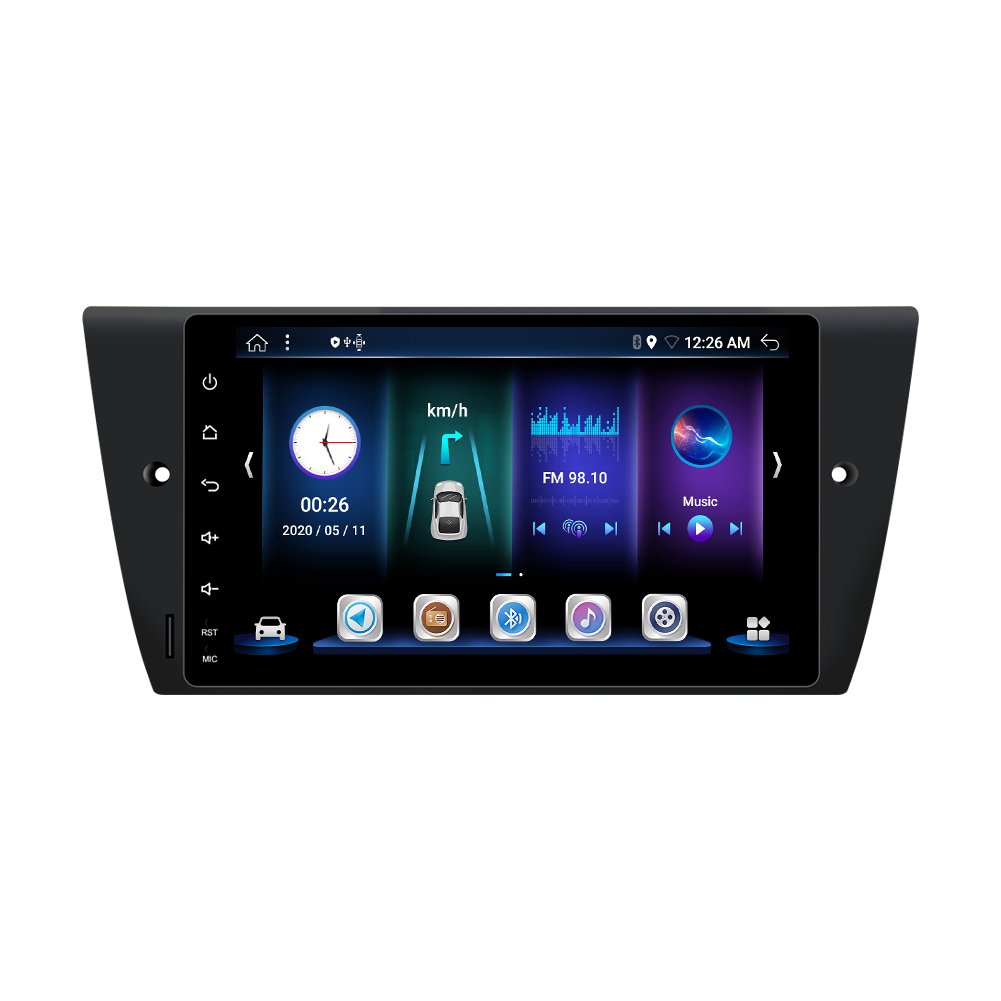 Factory supply Car DVD Player built in 360 panoramic image car autopaly Android10 WiFi BT5.0 autoradio 9"Car Navigation FOR E90