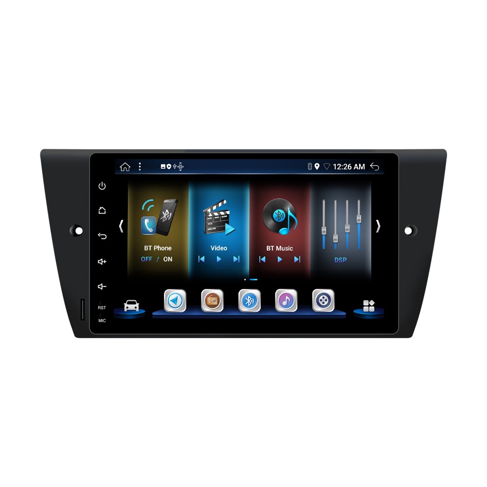 Factory supply Car DVD Player built in 360 panoramic image car autopaly Android10 WiFi BT5.0 autoradio 9"Car Navigation FOR E90