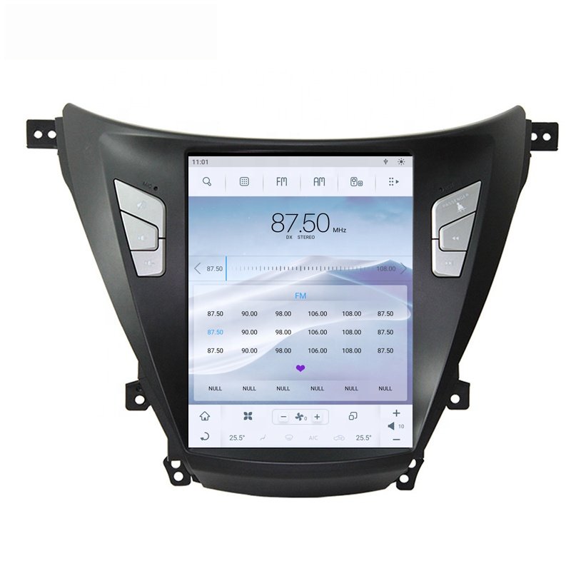 Tesla style Android 11 Car radio for Hyundai Elantra 2012-2016 Car Multimedia Player Wireless Carplay 4G