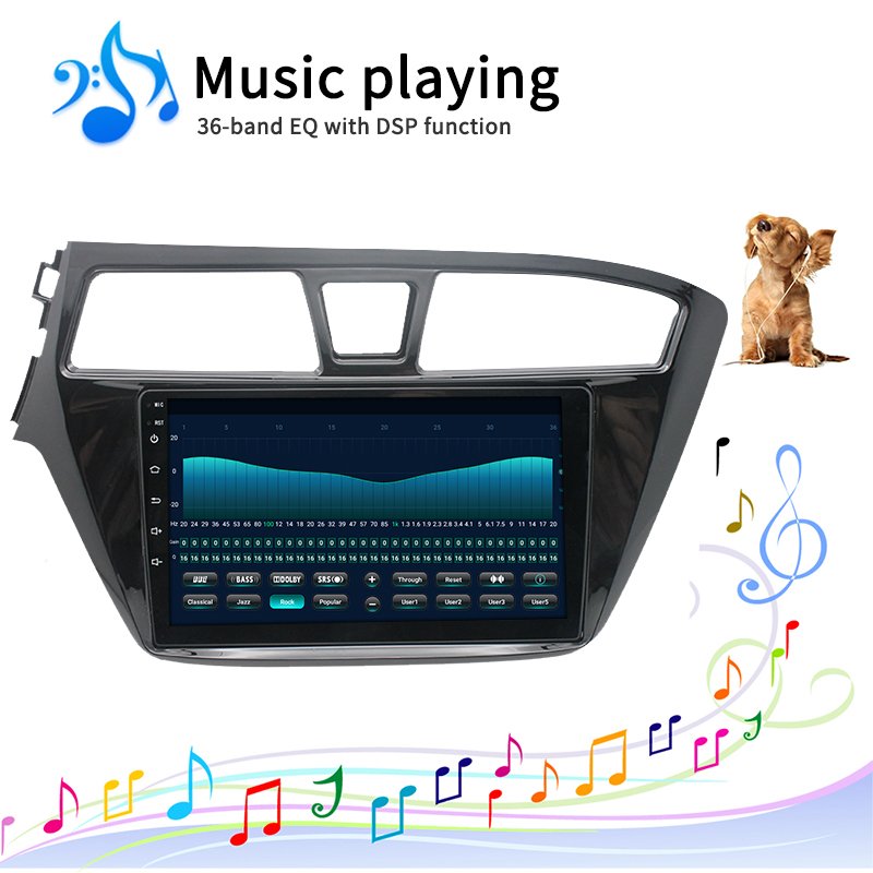 4+64GB Factory Offer Android 10.0 Touch Screen radios para auto For Hyundai i20 2014-2018