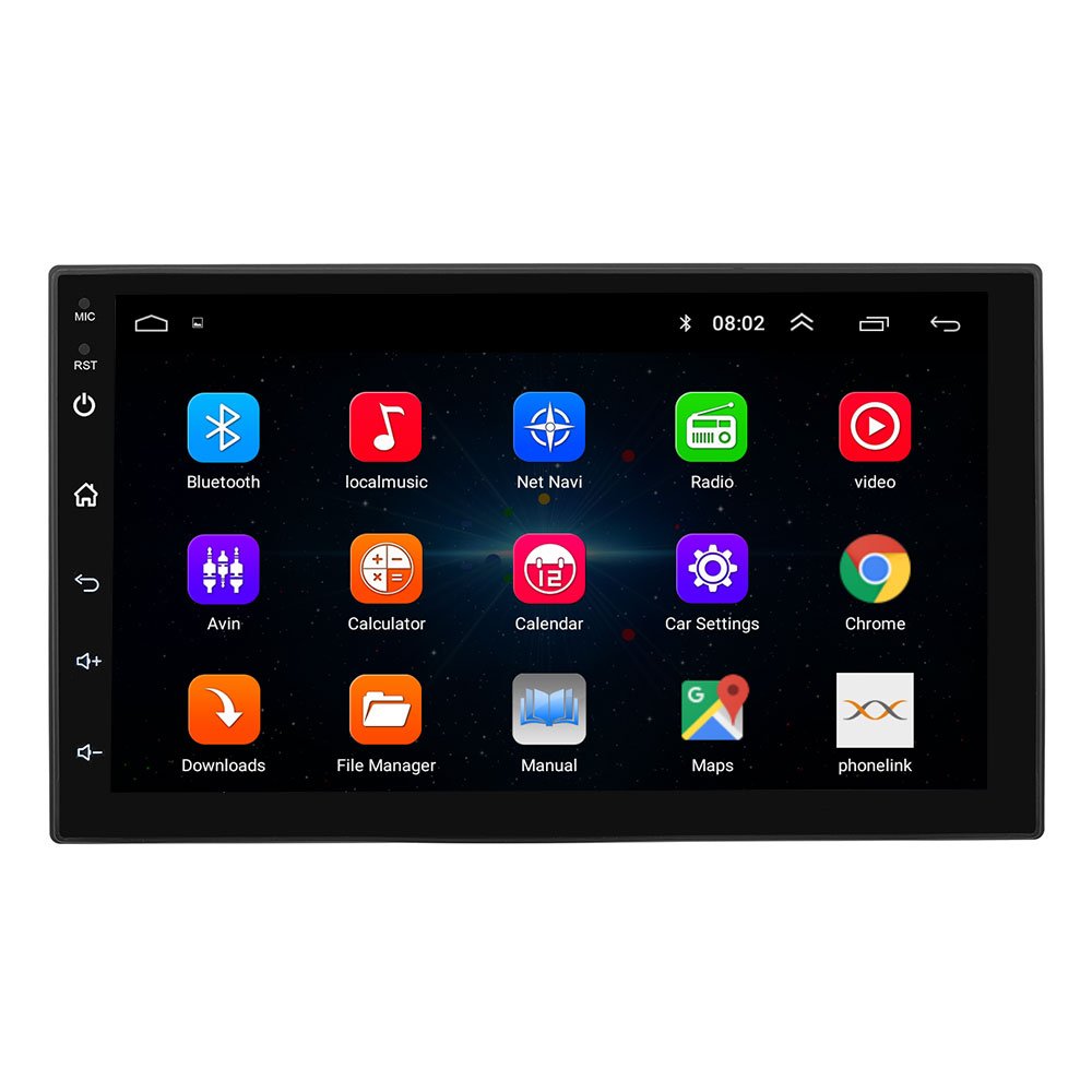 7 Inch Universal Car Audio Video System Full Screen Stereo Head Unit Fm GPS 2 Din Android Car Radio