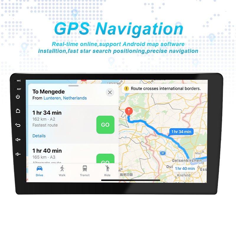 2Din Stereo Car FM, 7 Inch Touchscreen Car Stereo in-Dash GPS, Car Radio With Backup Camera