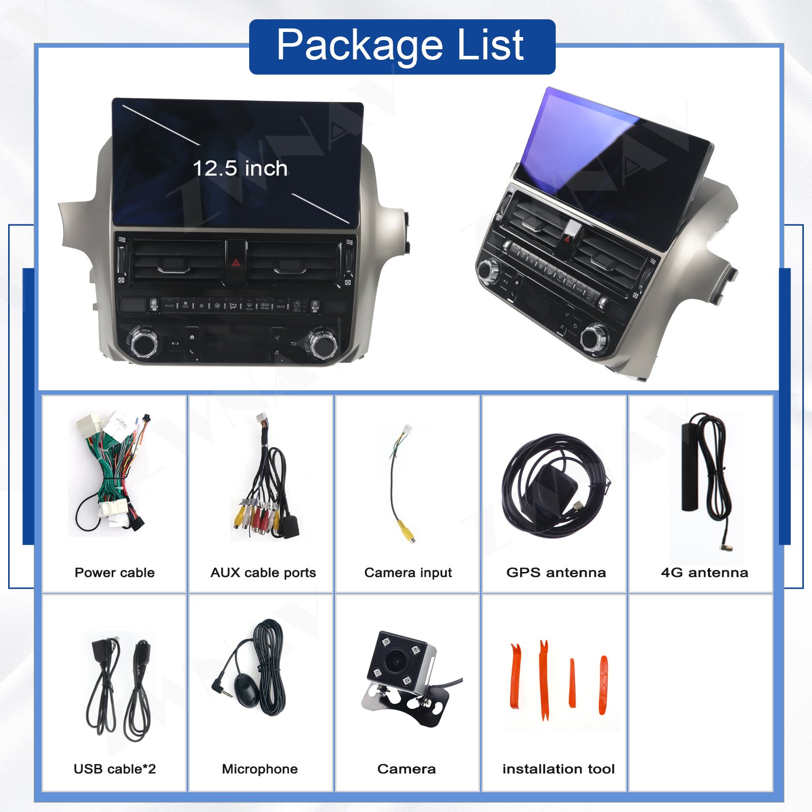 ZWNAV 12.3 inch Car Radio Android 13 For Lexus GX400 GX460 2009 - 2022 CarPlay Multimedia Video Player GPS WIFI Stereo Head Unit