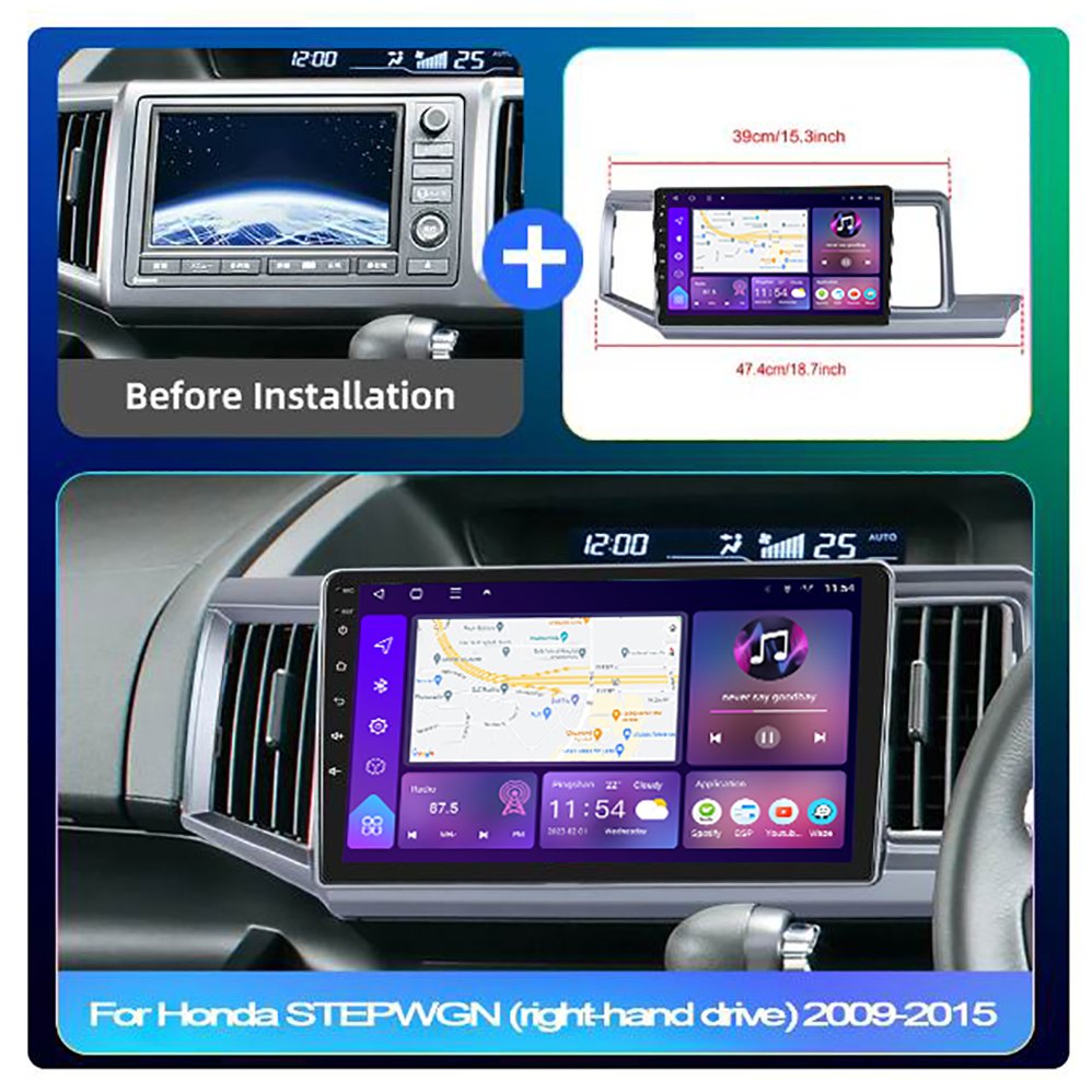 android 13 car radio player For Honda Stepwgn 2009-2015 car navigation android auto radio Carplay