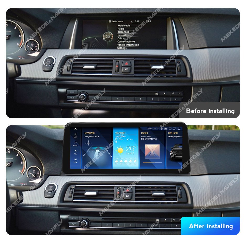 MEKEDE Car Audio System snapdragon 662 680 For BMW 5 Series F10 F11 2011-2016 WIFI Auto Radio Car GPS navigation