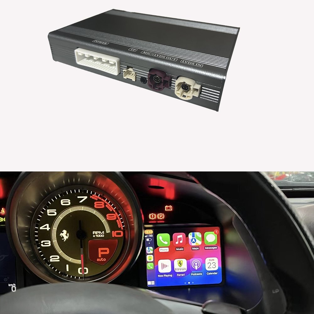For Ferrari F12 F8 488 812 Car DVD Player Mirror Link AirPlay Radio Navigation Android Auto Wireless CarPlay Interface
