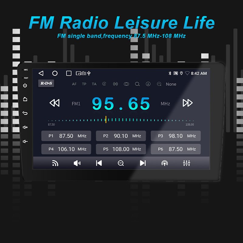 Leshida Touch Screen Car Radio 2 din 1280*720 fm stereo gps 9 inch android 13 player for car