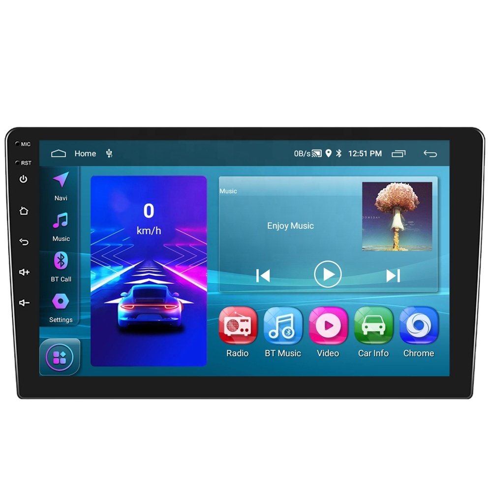 7 9 10 inch 1din/2din hd touch screen car gps navigation video android car radio multimedia video player