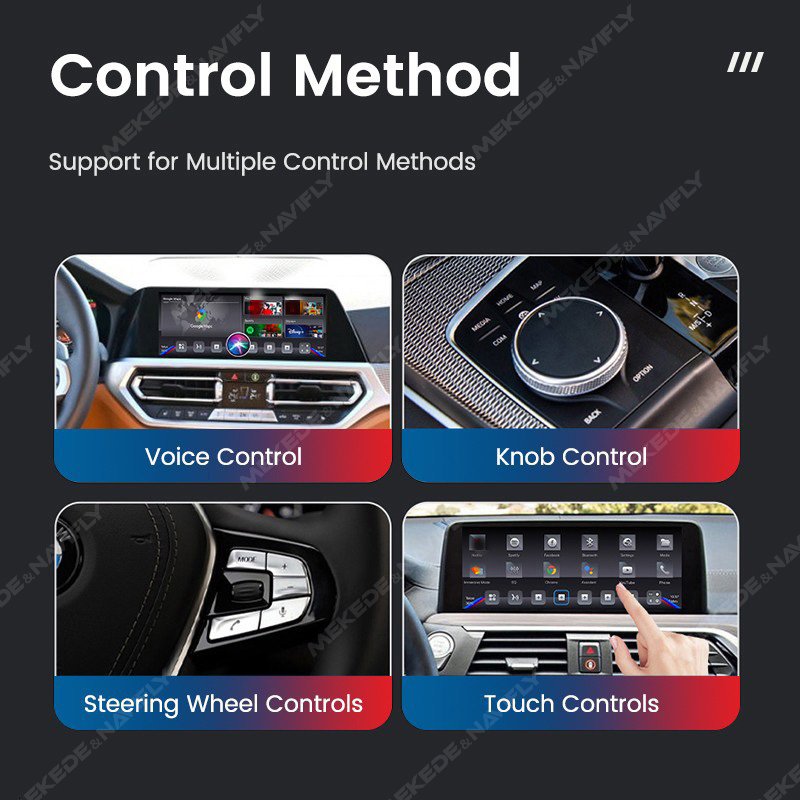 NaviFly Android 13 8+128GB 4G GPS android auto For BMW AI box 2 in 1 Box Support NF YTB wifi
