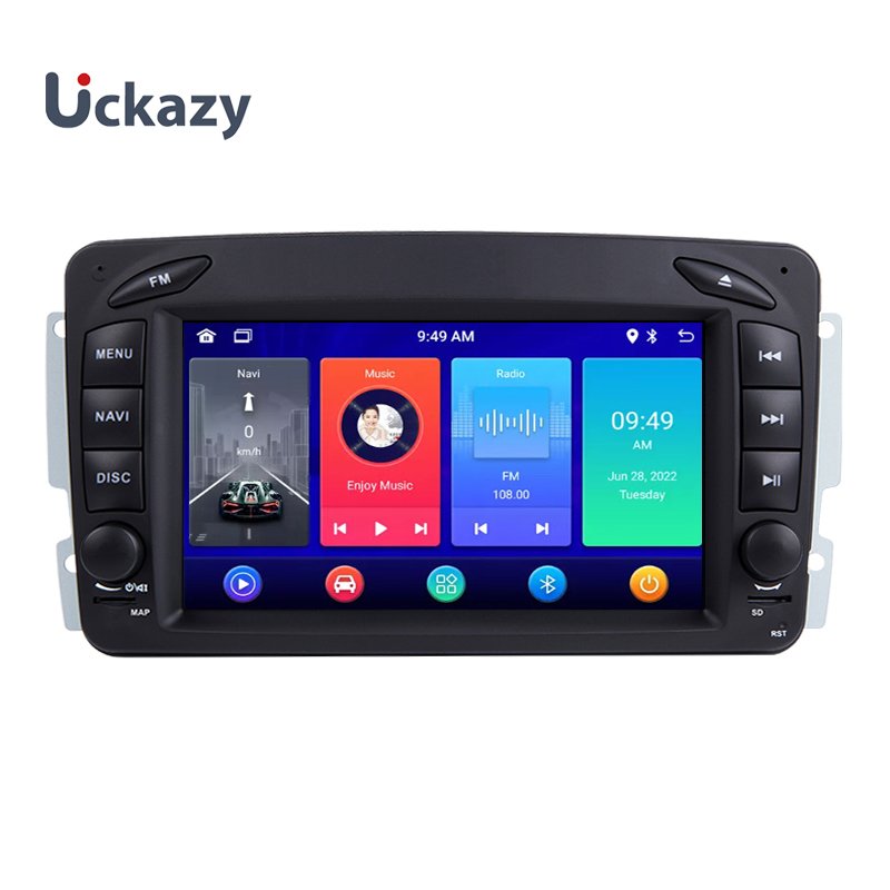 Factory Price 2 Din Android 13 Car Multimedia NO DVD Player For W203 Mercedes Benz Vito W639 W168 VaneoClk W209 W210 M/ML Radio